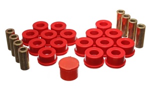 Control Arm Bushing Kit - Rear - Red - Energy Suspension