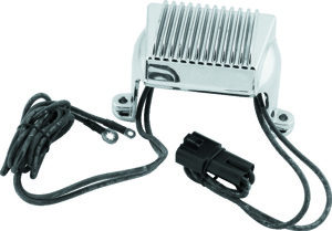 Twin Power Voltage Regulator Chrome Replaces H-D 74505-97 Fits 97-01 FLH FLT