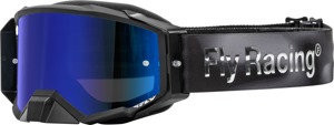 Fly Racing Zone Elite Legacy Goggle Black/Grey Camo Mirror/Smoke Lens - Premium offroad goggles with mirror/smoke lens
