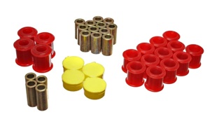 Red Rear Control Arm Bushing Set by Energy Suspension Fits 89-94 Nissan 240SX