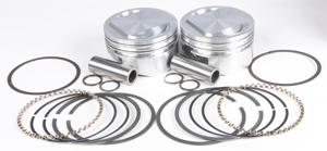 Big Bore Cast Piston Kit TC88 to 95CI 10.5:1 CR +.005" Oversize