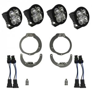 Baja Designs Headlight Kit Black/Clear Cold White Fits 13-16 Maverick/Renegade