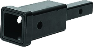 QuadBoss Hitch Adapter 1 1/4in to 2in Black Powder-Coated Finish