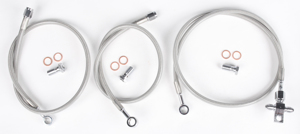 Front Stainless Steel Brake Line Kit - For 04-16 HONDA TRX450R