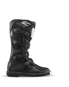 Gaerne SGJ Youth Motocross Boot Black Size 5 - Youth motocross boot, black, size 5