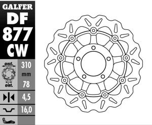 Floating Wave Brake Rotor - Front Disc