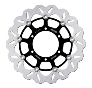 Floating Wave Front Brake Rotor - Fits various Suzuki DL, GSF, GSR, and GSX models.