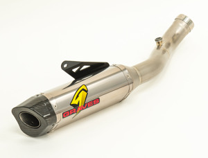Titanium 3/4 Slip On Exhaust - For 19-21 Aprilia RSV4 Factory