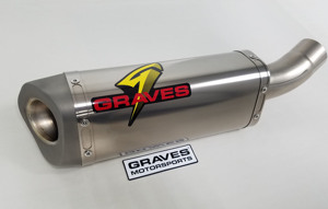 Slip On Titanium Exhaust - For 19-20 Kawasaki ZX6R