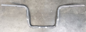 12" Chrome Bagger Ape-Hanger Handlebars 1.25" OD *SD* - For Cable Throttle Models