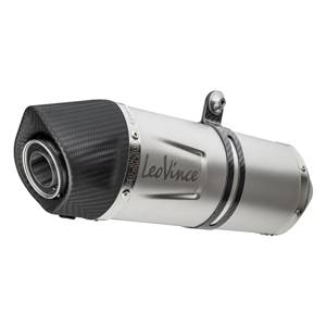 Leo Vince LV One Evo Slip-On Exhaust Stainless/Carbon Fits 17-20 BMW F800 GT/R