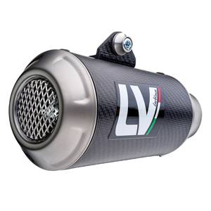 LV-10 Carbon Fiber Slip On Exhaust - For 19-20 Husqvarna 701 Svartpilen Vitpilen