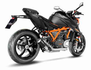 Leo Vince LV-10 Black Slip-On Exhaust Fits 20-22 KTM 1290 Super Duke R