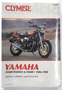 *NOS* Shop Repair & Service Manual - Soft Cover - For Yamaha YX600 Radian & FZ600: 1986-1990
