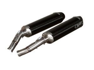 Carbon Fiber Dual Slip On Exhaust - For 04-06 Yamaha R1