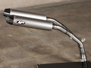 Titanium Dual Slip On Exhaust - For 07-08 Yamaha R1