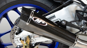 Slip On Exhaust w/ X-Model Carbon Fiber Muffler & Link Pipe - For 15-23 Yamaha YZF R1