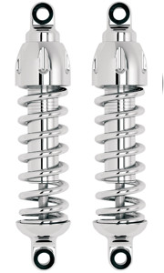 12" 430 Series Shocks Chrome - HD Dyna