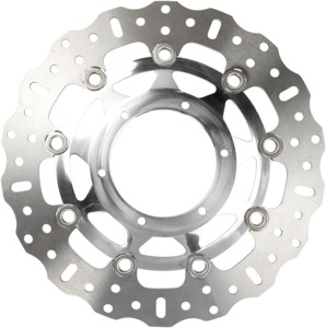 Polished Brake Rotor - For 04-05 Honda CBR1000RR