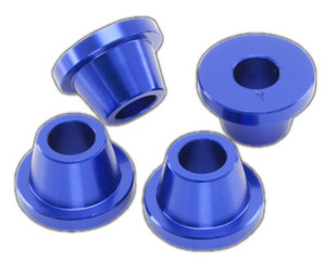 Zeta Rubber Killer Blue Bar Clamp Isolators 4pc Fits Yamaha YZ WR