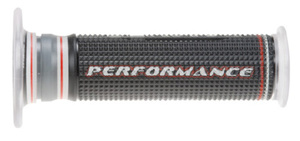 Ariete Harris Evo Perforated Grips Pierced Ends Black - Perforated motorcycle grips with pierced ends
