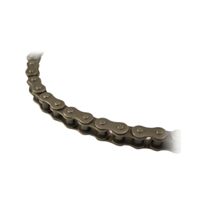 EK 420-130L Standard Chain with SPJ Clip Master Link - Standard 420 chain, 130 links, clip master link