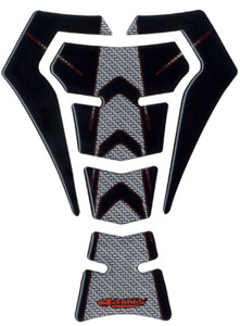 Ariete Harris EVO Puzzle Tank Protector Black Fiber Glass - Modular tank protector, black fiber glass