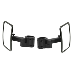 Bronco Side View Mirrors Pair for 1.5-2.0 Inch Roll Bars - Universal side mirrors, fits 1.5-2.0 in. roll bars