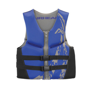 Airhead Swoosh Kwik-Dry Neolite Flex Vest XS Blue - XS Blue Neolite Flex Vest, USCG Type III