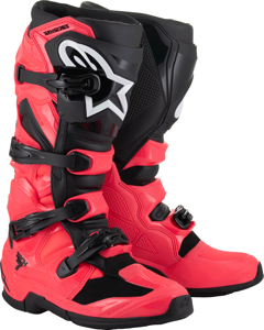 Alpinestars Tech 7 Boots Diva Pink/Black Size 9 - Off-road riding boots in pink/black, size 9