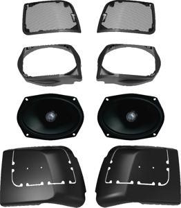 Cerwin Vega 6x9 Cut-in Lid Kit w/ ST69CX For 2014-2023 FLH/T - Lid speaker kit with ST69CX For 2014-2023 FLH/T Bags