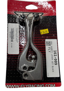 Fly Pro Shorty Lever Set Black - Black shorty lever set from Fly Racing
