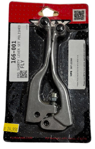 Fly Pro Shorty Lever Set Polished - Polished aluminum shorty lever set