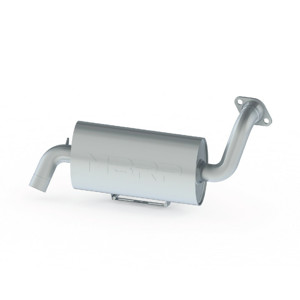 Oval Sport Series Slip On Exhaust Muffler - For 16-21 Polaris RZR S 1000, General 1000