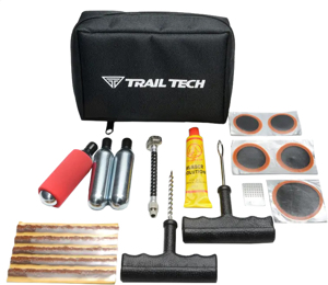 Trail Tech Tire Repair Kit Universal - Complete tire repair kit for on-the-go fixes