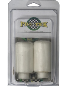 White NO CUT Frame Sliders - Kawasaki ZX6R ZX9R ZX12R