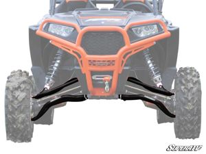 High Clearance Front A-Arms Black Adj. w/SuperDuty Joints - For 14-21 Polaris RZR XP 1000