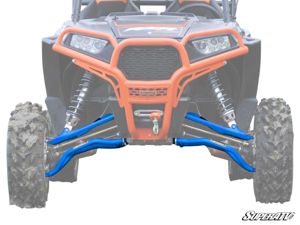 High Clearance Front A-Arms Velocity Blue Adj. w/SuperDuty Joints - For 14-21 Polaris RZR XP 1000