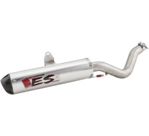 Big Gun ECO Series Slip-On Exhaust Silver Fits 04-13 Yamaha YFZ450