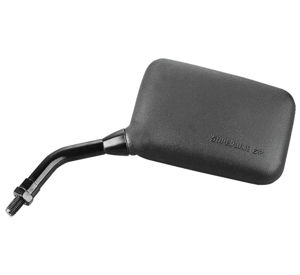 BikeMaster Superbike AX Mirror Left Black 10mm Universal Fit