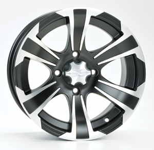 SS312 BLACK WHEEL 12X7 4/110 2+5