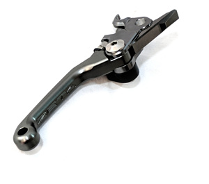 Zeta Pivot CP CNC Shorty Brake Lever Gray Fits KTM Big MX/Enduro Bikes