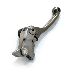 Zeta Pivot FP Forged Shorty Brake Lever Gray Fits 04-11 65/85/150 SX/XC