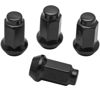 QuadBoss Black Lug Nuts 10x1.25 14mm OD Set of 4