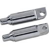 Kuryakyn 2-1/2" Chrome Male Mount Footpeg Extensions (Pair)