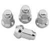 QuadBoss Chrome Lug Nuts 10x1.25 14mm OD Set of 4