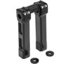Kuryakyn 8in Billet Handlebar Risers Black 6135