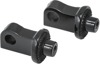 Kuryakyn Splined Peg Adapter Black (Pair)