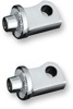 Kuryakyn Splined Peg Adapter Chrome (Pair)