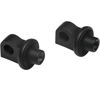 Kuryakyn Adjustable Stop Splined Peg Adapter Black